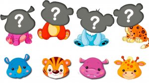 Викторина для малышей 🐻 Угадай чья тень 🐘 Развивающие мультики для детей 🐧 Пазлы для детей