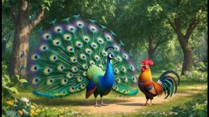 Аудиосказка. Петух и павлин. Народная сказка. Сказки на ночь. Сказки перед сном.