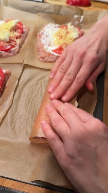 Конвертики из куриного фарша смотреть онлайн