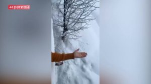 ОЧЕРЕДНОЙ КАМЧАТСКИЙ ЦИКЛОН ВДОХНОВЛЯЕТ ЖИТЕЛЕЙ НА ТВОРЧЕСТВО • БЕЗ КОММЕНТАРИЕВ