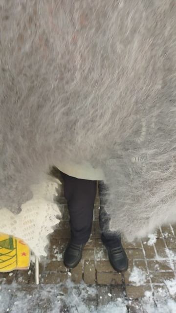 89507716355 Ажурная красота и тёплая, зимняя белая косынка смотреть онлайн