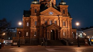 Ночная панорама в Хельсинках