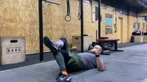 Растяжка наружних ротаторов бедра лежа на спине / Hip External Rotators Lying Stretch