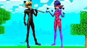 ЧТО СКРЫВАЕТ ЛЕДИ БАГ И СУПЕР КОТ В МАЙНКРАФТ