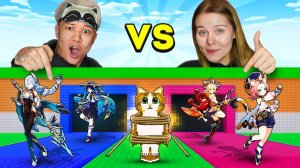 МАША vs ЕРОКС ! 🤯 Битва за редчайший брейнрот в Genshin Impact! Геншин Импакт Ерокс и Маша!