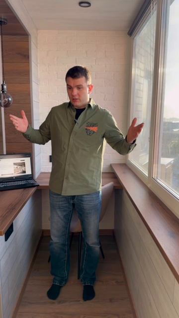 Остекление и отделка балкона