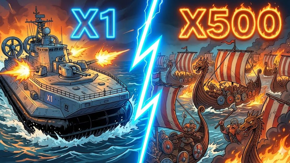 1 КОРАБЛЬ «ЗУБР» ПРОТИВ 500 КОРАБЛЕЙ ВИКИНГОВ