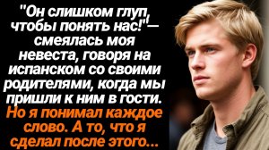 Жизненные Истории/"Он слишком глуп, чтобы понять нас!"— смеялась моя невеста, говоря на испанском со