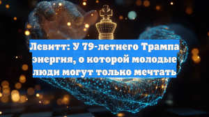 Левитт: У 79-летнего Трампа энергия, о которой молодые люди могут только мечтать