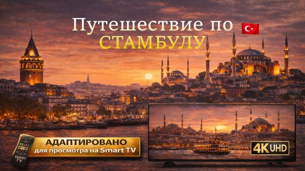 Путешествие по Стамбулу. Турция | Видео в 4К (UHD)
