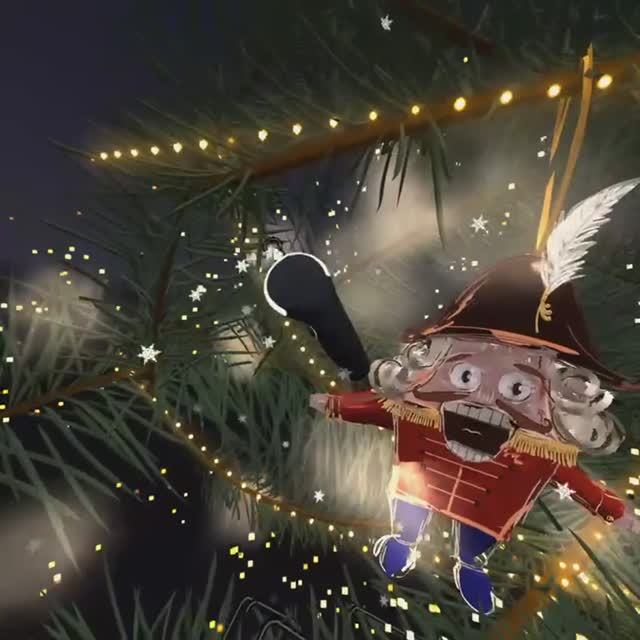 Студентка Института дизайна и искусств СПбГУПТД, VR-художница  рисует Щелкунчика