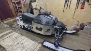 Обзор самодельного мотобуксировщика/ LONG/ двигатель 20л.с.