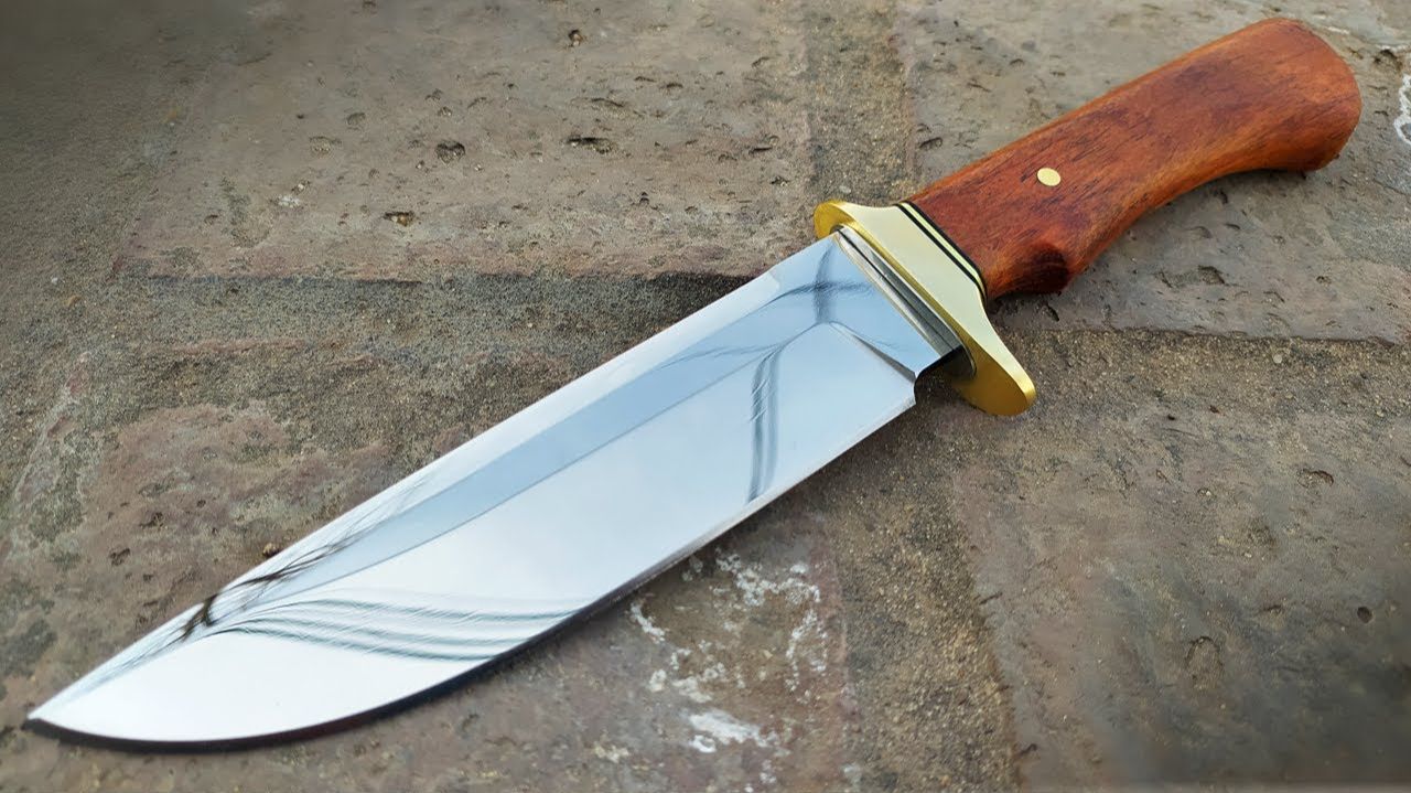 Изготовление красивого блестящего ножа