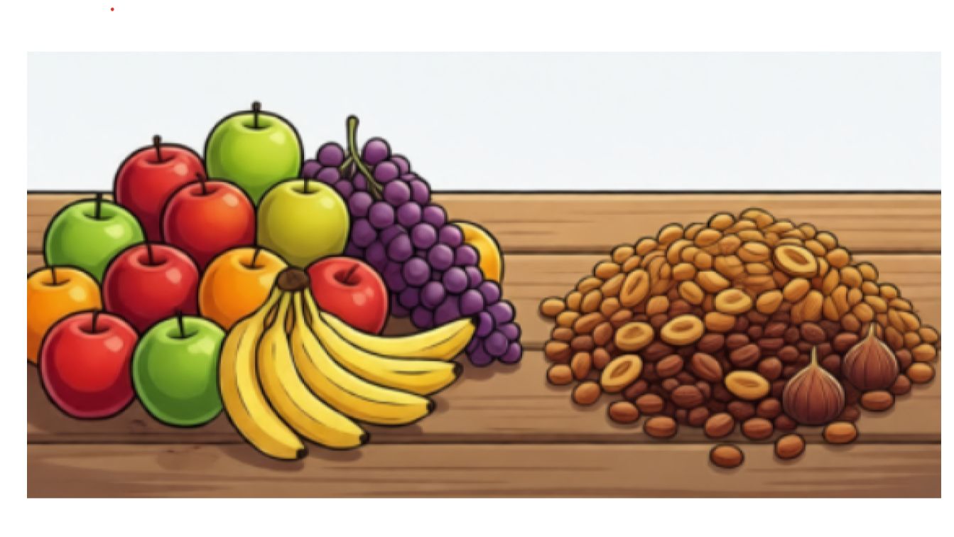 ЗАДАЧА 18 - СУХИЕ И СВЕЖИЕ ФРУКТЫ