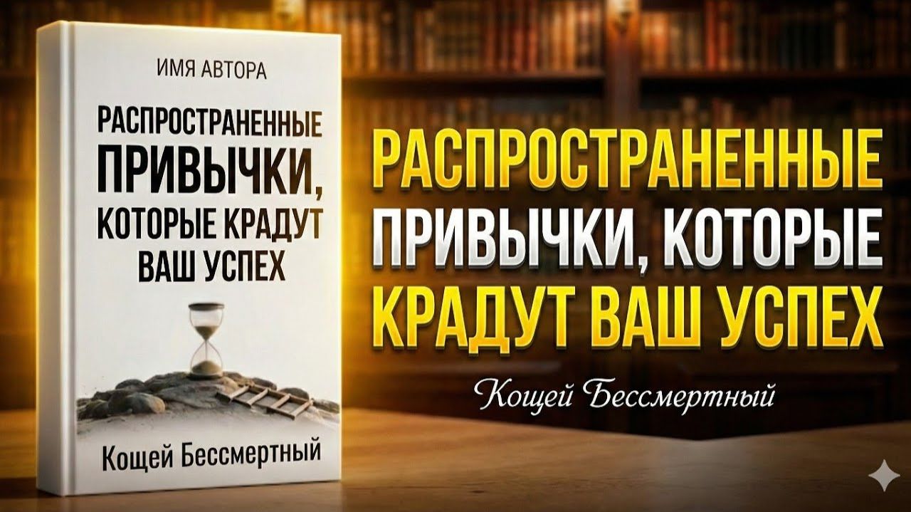 10 Вредных Привычек, Которые Тайно Крадут Ваш Успех и Деньги! Шокирующая Аудиокнига по Саморазвитию