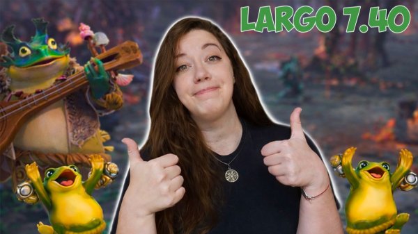 Веселая встреча с лягушачьим бардом Largo 7.40 ► Dota 2