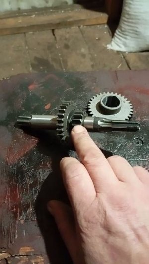 Шестерни для ускорения 2 и 4 передач мотоблока МТЗ.