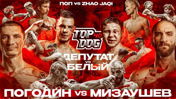 TOP DOG 40 | Депутат VS Белый, Погодин VS Мизаушев, Поп VS Zhao Jaqi | Бой года