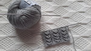 Красивый объемный узор для шапки и не только..