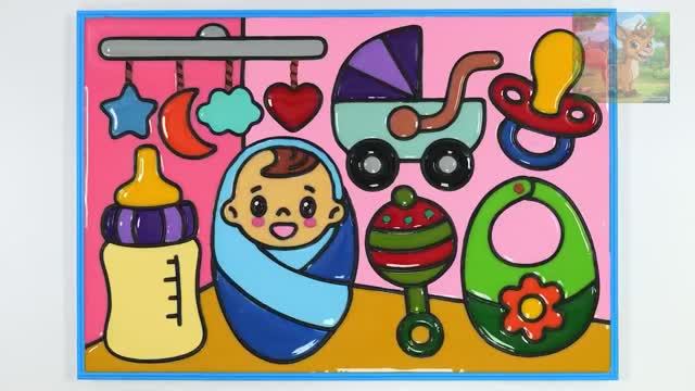 Детские товары, детские бутылочки, роспись по детскому желе и раскраски смотреть онлайн