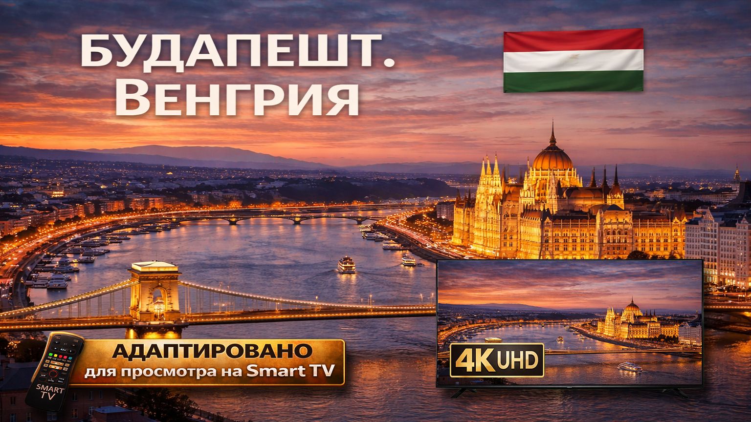 Будапешт. Венгрия | Видео 4K (UHD) смотреть онлайн