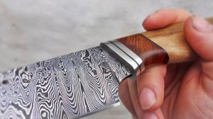 Изготовление ножа из дамасской стали