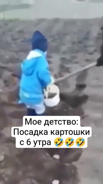 Детство: разница поколений 🤣 #детство #поколения #посадкакартошки #папатрехпринцесс #юмор #прикол