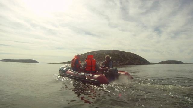 © "Поиски Соловецких колоколов" 2010 Плывем к месту поиска 4012