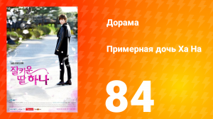 Примерная дочь Ха На 1 сезон 84 серия