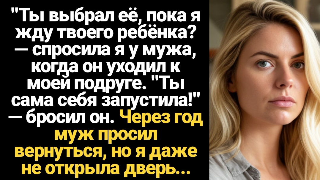 ИСТОРИИ ИЗ ЖИЗНИ/Ты выбрал её, пока я жду твоего ребёнка? - спросила я у мужа, когда он уходил к мое смотреть онлайн