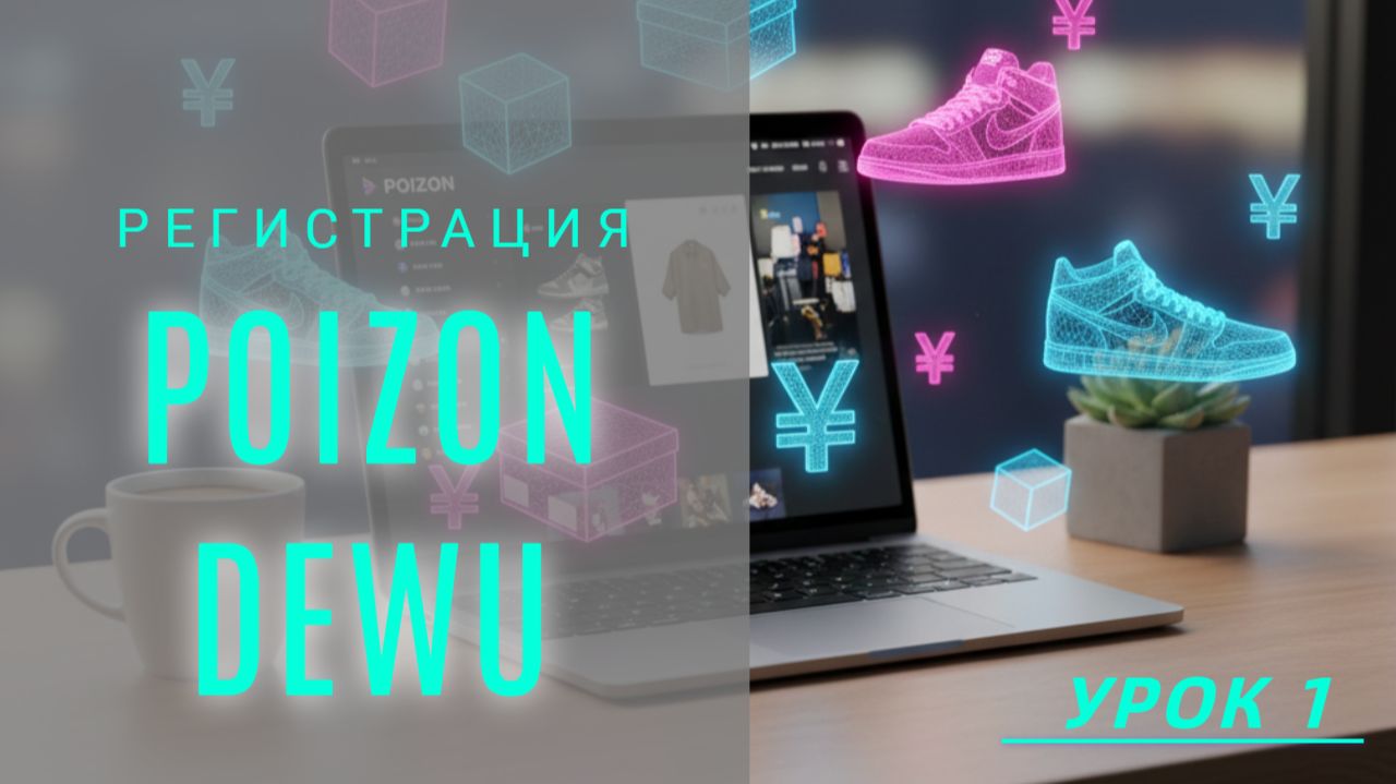 Регистрация на Poizon (Dewu оригинальный китайский) смотреть онлайн