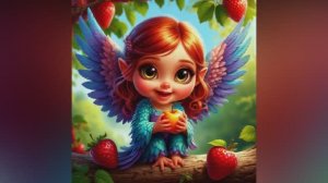 Мифические существа едят милые няшки мультик для детей АСМР красивые малыши с большими глазками