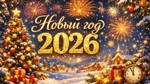 Лучшие песни с Новым годом 2026, Лучшая музыка с Новым годом, Прекрасная Новогодняя атмосфера Онлайн смотреть онлайн