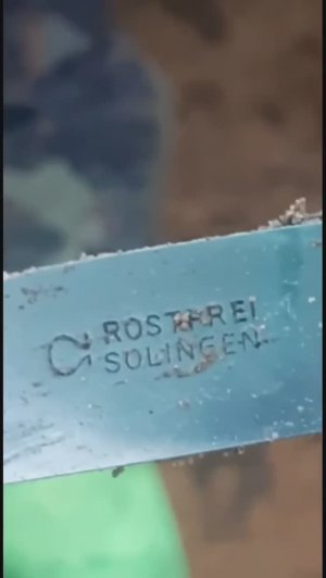 Коп по войне. Очередная находка на полу блиндажа.