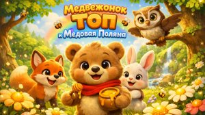 1-6 серия. Мишка Топ, 6 серий подряд. Веселый мультик про Мишку Топу.