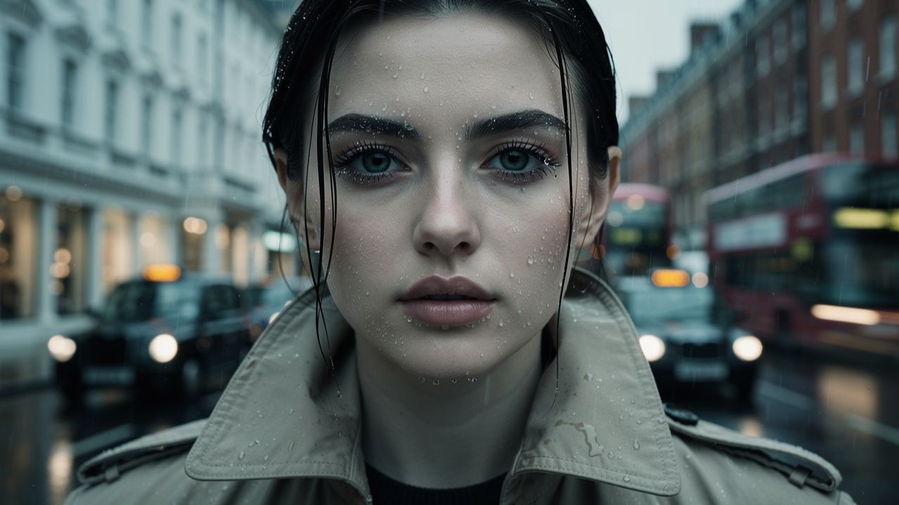 Дождливое зимнее утро Лондона прогулка по Тайбернии Мэрилебону и Фицровии 🌧️❄️ смотреть онлайн