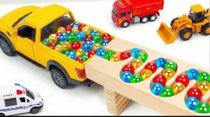 Мультики для детей и малышей. Яркие игрушечные горки и Разноцветные шарики. Мультики залипалки