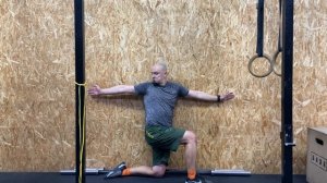 Открытая книга в выпаде /  Open Book Wall Half Kneel