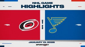 14.01.2026 | ОБЗОР МАТЧА | Сент-Луис Блюз - Каролина Харрикейнз | Highlights