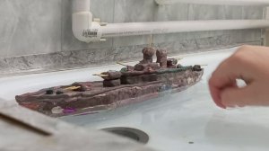 ДОЛГОЕ затопление линкора