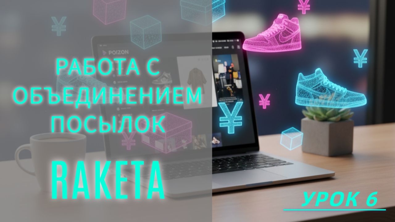 Объединение (консолидация) посылок с Poizon (Dewu) смотреть онлайн