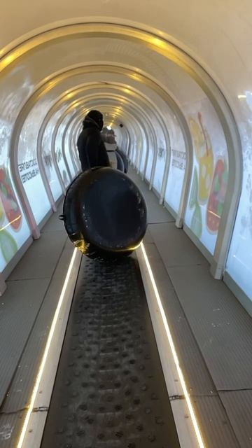 Подъем на склон (ватрушки)