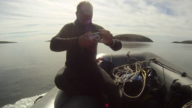 © "Поиски Соловецких колоколов" 2010 Плывем к месту поиска 4010