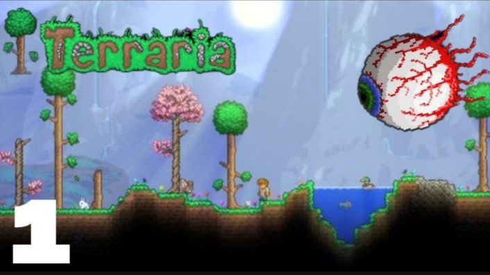 Какой-то глазик | terraria #1 смотреть онлайн