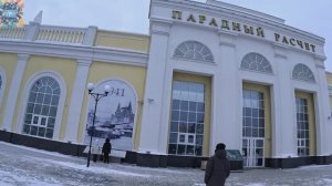 Парадный расчёт из музейного комплекса гражданской и военной техники в городе Верхняя Пышма