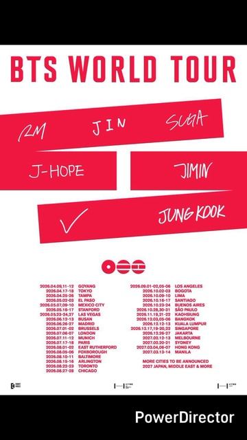 BTS официально объявили мировой тур. смотреть онлайн