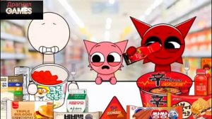 Спрунки кушают