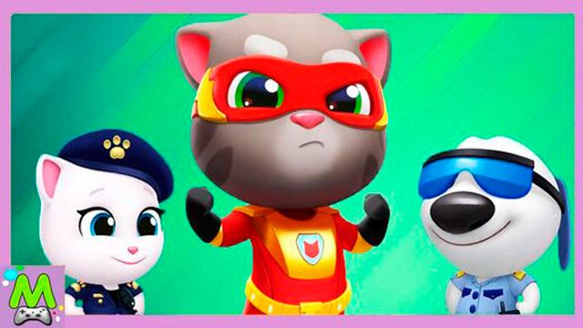 Говорящий Том Погоня Героев vs Говорящий Том Всплеск Силы.Охотники за Енотами на Весь Экран смотреть онлайн