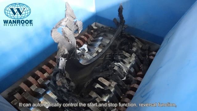 Двухвальный шредер для измельчения отработанных шин с высокой мощностью смотреть онлайн