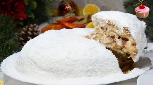 Торт без выпечки «Снежок» за 20 минут ❄️ Просто тает во рту! Рецепт БЕЗ духовки, без желатина 😋